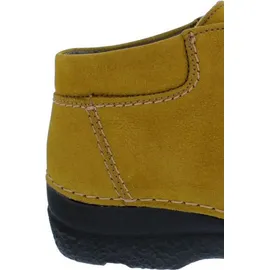 WOLKY Seamy Moc Bootie 0625311-940, Antique Nubuckleder, Mustard (senfgelb) für Damen, gelb, Größe 41 EU