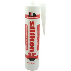 Sanitär-Silikon, 310 ml, transparent Silikon Sanitär-Silikon Dichtung verfugen versiegeln Dichtstoff Fugenabdichtung