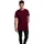 URBAN CLASSICS Shaped Long Tee T-Shirt, Rot (Port 1157), L