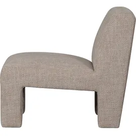 Woood Sessel Lavid Webstoff 74 x 73 x 84 cm Beige gepolstert