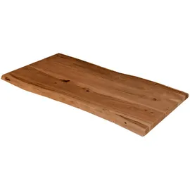Sam Tischplatte Baumkante Akazie Nuss 80 x 40 cm CURTIS