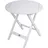 Garden Pleasure MESA Beistelltisch Ø 50 x 50 cm Weiß/Braun