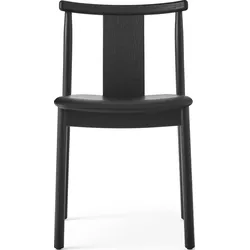 Merkur Stuhl schwarz schwarze Eiche Ledersitz