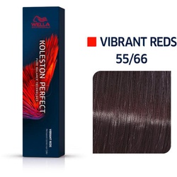 Wella Koleston Perfect Vibrant Reds 55/66 Hellbraun Intensiv Violett Intensiv, 60 ml
