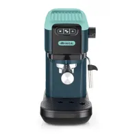 Ariete 1399 Espressomaschine blau mit Milchaufschäumer
