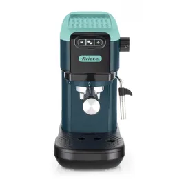 Ariete 1399 Espressomaschine blau mit Milchaufschäumer