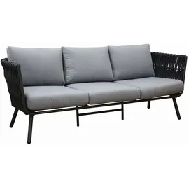 Gardissimo REANA Rope Alu Lounge Gartenmöbel Set Sitzgruppe hell