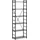 FROMM & STARCK Standregal Stahl/Spanplatte 60 x 28 x 182 cm schwarz 6 Ebenen 150 kg