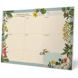 Grupo Erik Wochenplaner Tischkalender Block A3 Botanical
