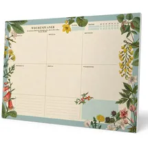 Grupo Erik Wochenplaner Tischkalender Block A3 Botanical