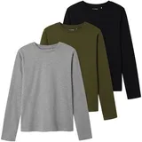 two soon 3er-Pack T-Shirt in Black | Gr.: 110/116