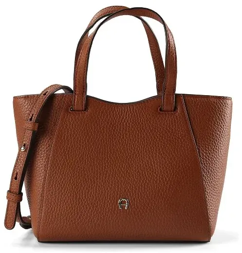 AIGNER Pura Handtasche Leder 25 cm  braun