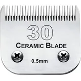 Abnehmbare Ersatzklinge für Haustier-Hundepflege-Schermaschine, kompatibel mit Andis Oster A5, Wahl KM-Serien-Schermaschinen (30# 0.5mm)