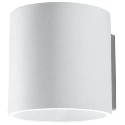 Licht-Erlebnisse Moderne runde Wandleuchte RODA Weiß