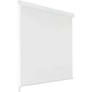 vidaXL Duschrollo 140x240 cm Weiß