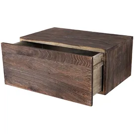berlinlodge Wandregal 21 x 46 x 30 cm Braun