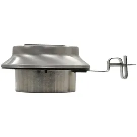 vidaXL Solarleuchte Edelstahl 12 cm 6er Set weiß