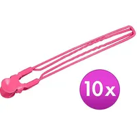 FRIPAC-MEDIS Jumbo-Clips rosa 10 Stück