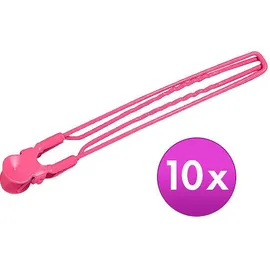 FRIPAC-MEDIS Jumbo-Clips rosa 10 Stück