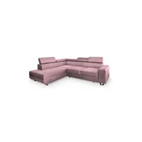 masseno Ecksofa mit Schlaffunktion NOLA - lila/violett ¦ Maße (cm): B: 253 H: 88