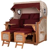 bene living Ammersee Grande XL Beige/Teak inkl. Schutzhülle