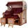 bene living Ammersee Grande XL Beige/Teak inkl. Schutzhülle