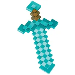 Minecraft Kunststoff-Replik Diamant-Schwert 51 cm