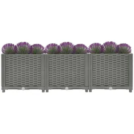 vidaXL Hochbeet 120x40x38 cm Polypropylen