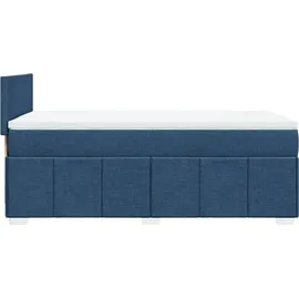 vidaXL Boxspringbett 100 x 200 cm Blau