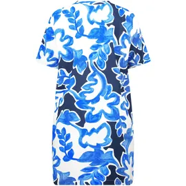 Betty & Co Hemdblusenkleid Blusenkleider Blau/Weiß 36