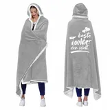 Anugsoe Tochter Geschenke von Mama Papa, Decke mit ärmeln Geschenke für Tochter zum Geburtstag Weihnachten, Kuscheldecke mit ärmeln Geburtstagsgeschenk für Meine Tochter, 18 Geburtstag Mädchen