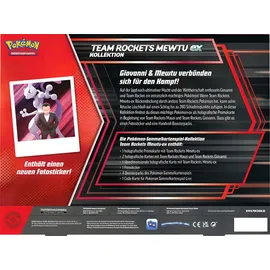 Pokémon Team Rockets Mewtu ex Kollektion
