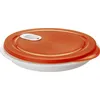 rotho Mikrowellen Teller CLEVER XL 1,2l - rot