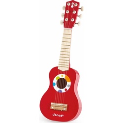 Janod Kindergitarre Konfetti, meine erste Gitarre bunt