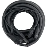 Pronomic Stage EUIECX-10 Hybridkabel Schukostecker auf Kaltgerätebuchse, XLR/XLR 10m