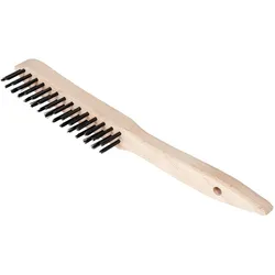 SWSTAHL Stahl-Drahtbürste, 2-reihig Drahtbürste  61301L