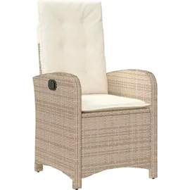 vidaXL Garten Essgruppe 5 pcs Beige Poly-Rattan.