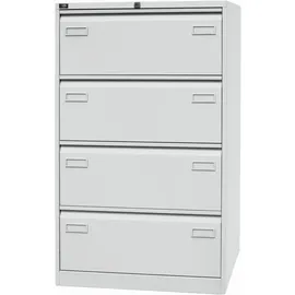BISLEY Light Hängeregistraturschrank 80 x 62,2 x 132,1 cm lichtgrau
