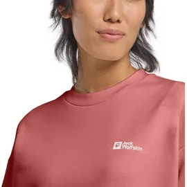 Jack Wolfskin Essential Crewneck Sweatshirt Rot M