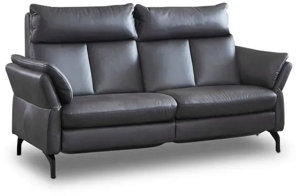 Polsteria Sofa Galati Leder Grau Anthrazit 182 cm
