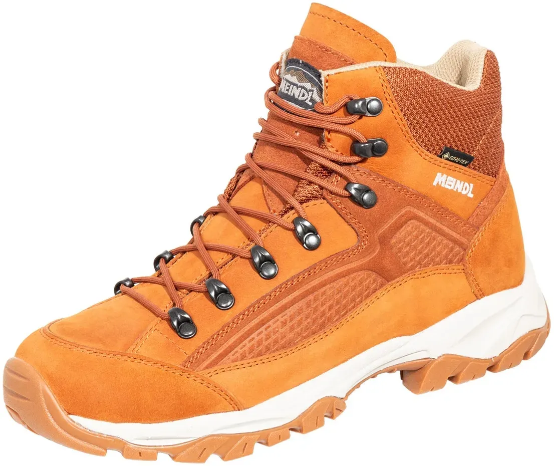 Wanderschuh MEINDL "Baltimore Lady GTX", Damen, Gr. 6,5, orange, Obermaterial: 50% Rindsleder Leather cow. 50% Lammleder LEL., Schuhe Wanderschuh