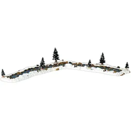 Lemax Bach Dorf-Dekoration 10 cm 11 Stück Grau/Weiß