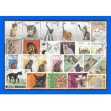 Rewa Collection 50 verschiedene Briefmarken Katzen