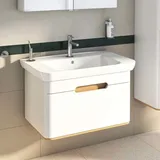Vitra Waschtisch-Unterschrank 1 Vollauszug 78 x 48,5 x 50 cm Weiß Matt