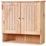WELLTIME Hängeschrank »Venezia«, Badmöbel aus Massivholz, Breite 63 cm beige