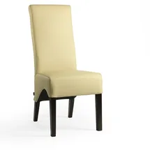 SIX | markenmöbel SIX Lederstuhl Lederstühle Regina Sand Wenge Esszimmerstuhl Stuhl Stühle