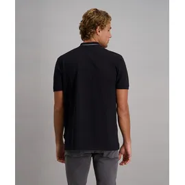 PIONEER JEANS Poloshirt, Herren, Gr. XL, schwarz, Web, Obermaterial: 100% Baumwolle, PIONEER AUTHENTIC JEANS, unifarben, normal normal, Shirts, mit Logo Schriftzug