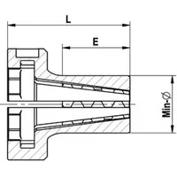 Röhm Spannhülse AGILIS 02 Min-D 22