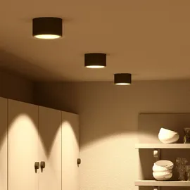 SSC-LUXon 4er Set CELI-X Spot Strahler Decke flach rund mit LED GX53 3W