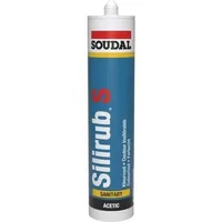 SOUDAL SILIRUB S Sanitärdicht- masse 300ml schwarz